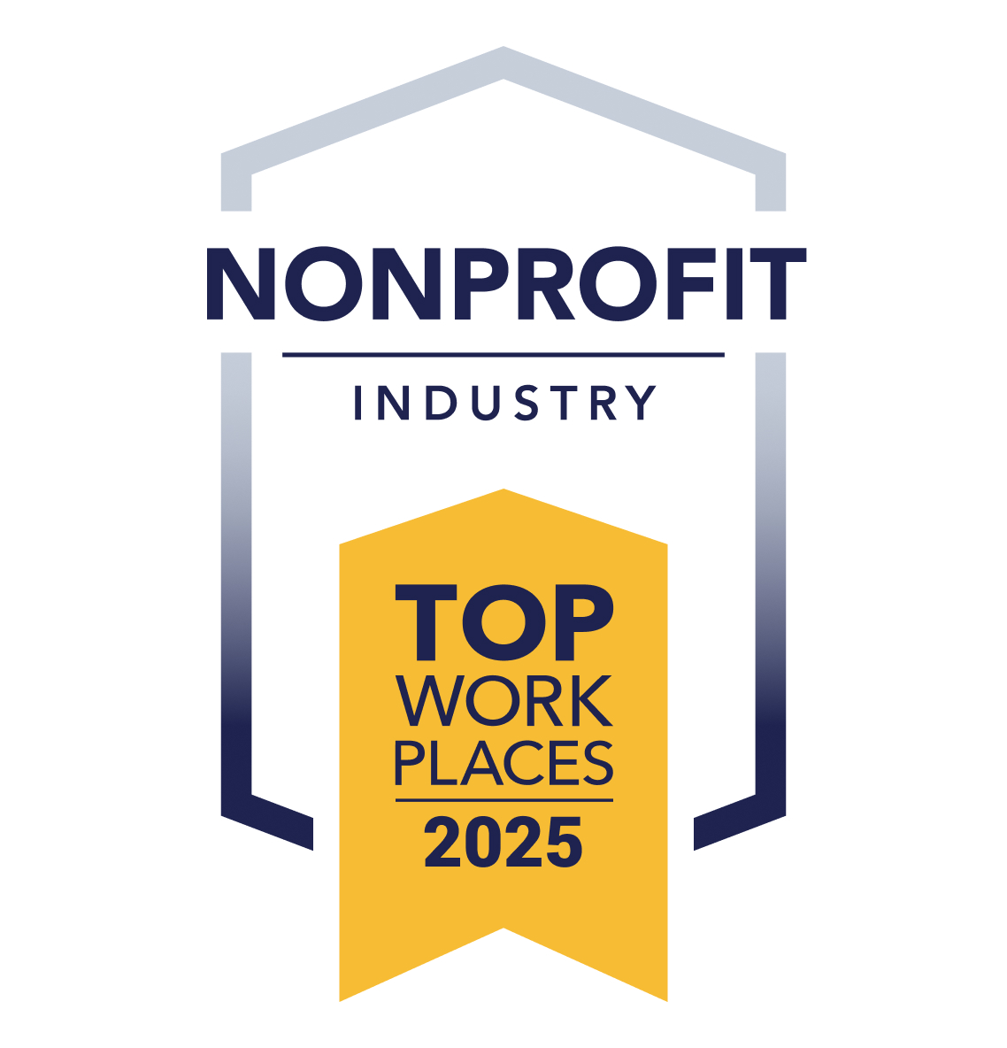 Top Workplaces 2025 Nonprofit Industry Logo
